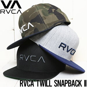 RVCA ルーカ RVCA TWILL SNAPBACK II スナップバックキャップ MAAHWRSB