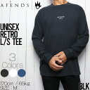 【送料無料】 AFENDS アフェンズ UNISEX RETRO FIT L/S TEE 長袖Tシャツ ロングスリーブTEE M212066