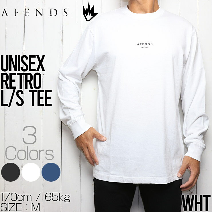 【楽天スーパーセール 対象商品】 【送料無料】 AFENDS アフェンズ UNISEX RETRO FIT L/S TEE 長袖Tシャツ ロングスリーブTEE M212066