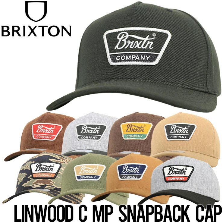 ブリクストン  帽子 メンズ 帽子 キャップ スナップバック BRIXTON ブリクストン LINWOOD C MP SNAPBACK CAP 10980