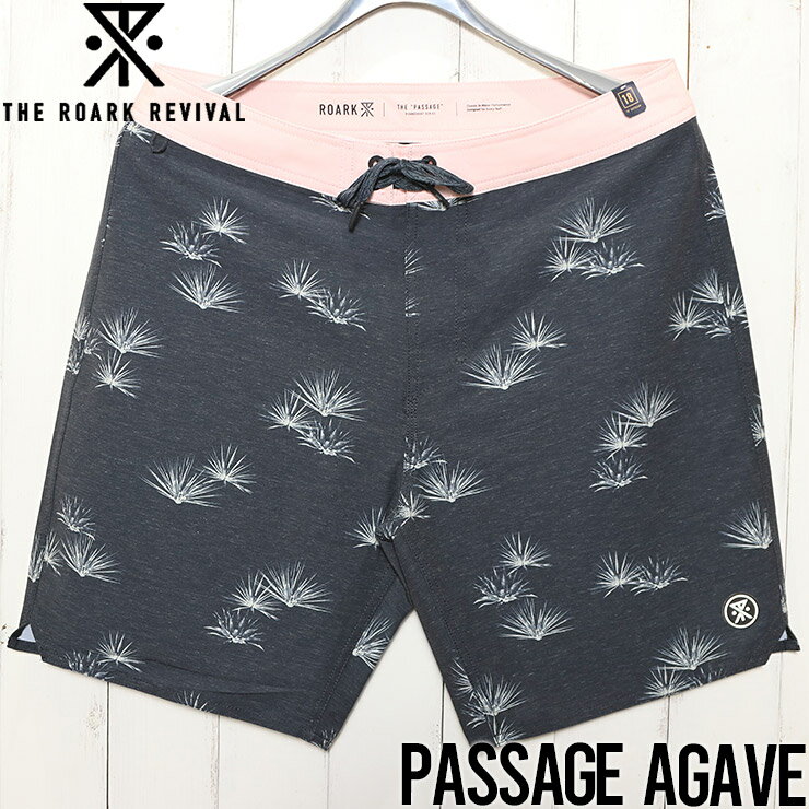 ボードショーツ ストレッッチショーツ THE ROARK REVIVAL ロアークリバイバル PASSAGE AGAVE BOARDSHORTS 18インチレングス RB387 1