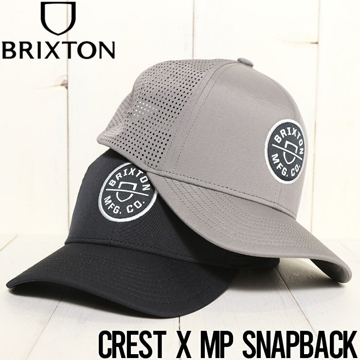 ブリクストン  帽子 メンズ スナップバックキャップ メッシュキャッップ 帽子 BRIXTON ブリクストン CREST X MP SNAPBACK CAP 10730