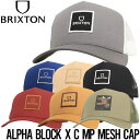 ブリクストン メッシュキャッップ 帽子 BRIXTON ブリクストン ALPHA BLOCK X C MP MESH CAP 10867