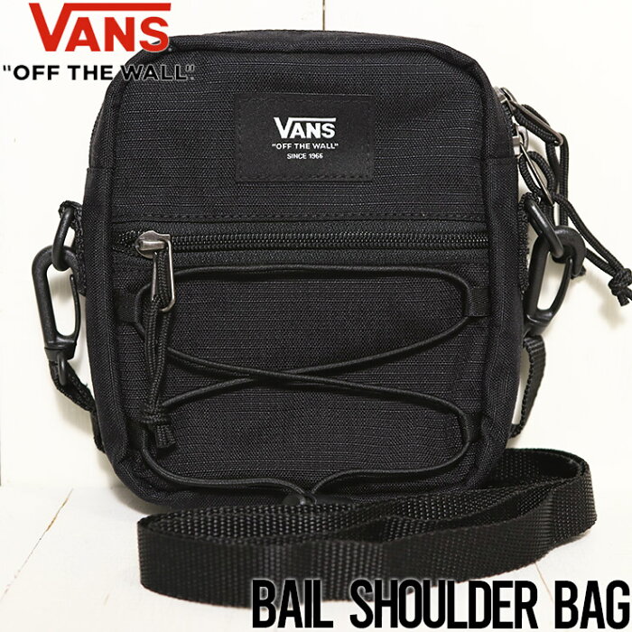 ショルダーバッグ ボディバッグ VANS ヴァンズ BAIL SHOULDER BAG VN0A3I5SBLK