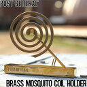 ブラス モスキートコイルホルダー POST GENERAL ポストジェネラル BRASS MOSQUITO COIL HOLDER 蚊取り線香ホルダー 9821...