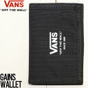 三つ折り財布 ウォレット VANS ヴァンズ GAINES WALLET VN0A3I5XY281