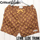 ボードショーツ サーフパンツ Critical Slide クリティカルスライド TCSS ティーシーエスエス LEWIE SLIDE TRUNK BS2216