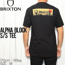 半袖Tシャツ バックプリントTEE BRIXTON ブリクストン ALPHA BLOCK S/S TEE 16401