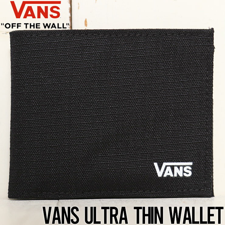 二つ折り財布 ウォレット VANS ヴァンズ VANS ULTRA THIN WALLET VN0A4TPDY28