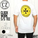 半袖Tシャツ バックプリント Cycle Zombies サイクルゾンビーズ CLOCK WORK S/S TEE CZ-MTSS-020