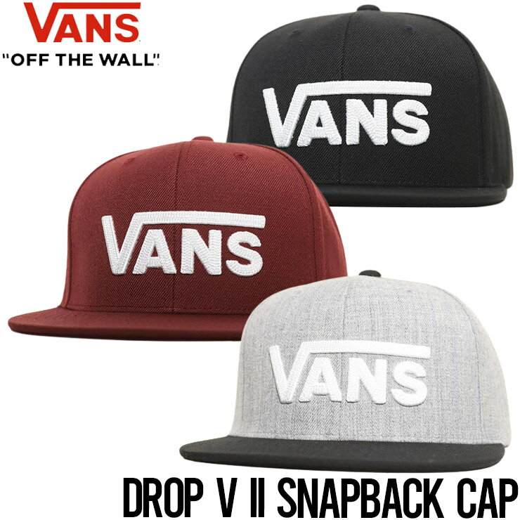 ヴァンズ 帽子 メンズ スナップバックキャップ 帽子 VANS ヴァンズ DROP V II SNAPBACK CAP VN0A5KEY