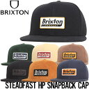 楽天LUG Lowrsスナップバックキャップ 帽子 BRIXTON ブリクストン STEADFAST HP SNAPBACK CAP 10981 日本代理店正規品