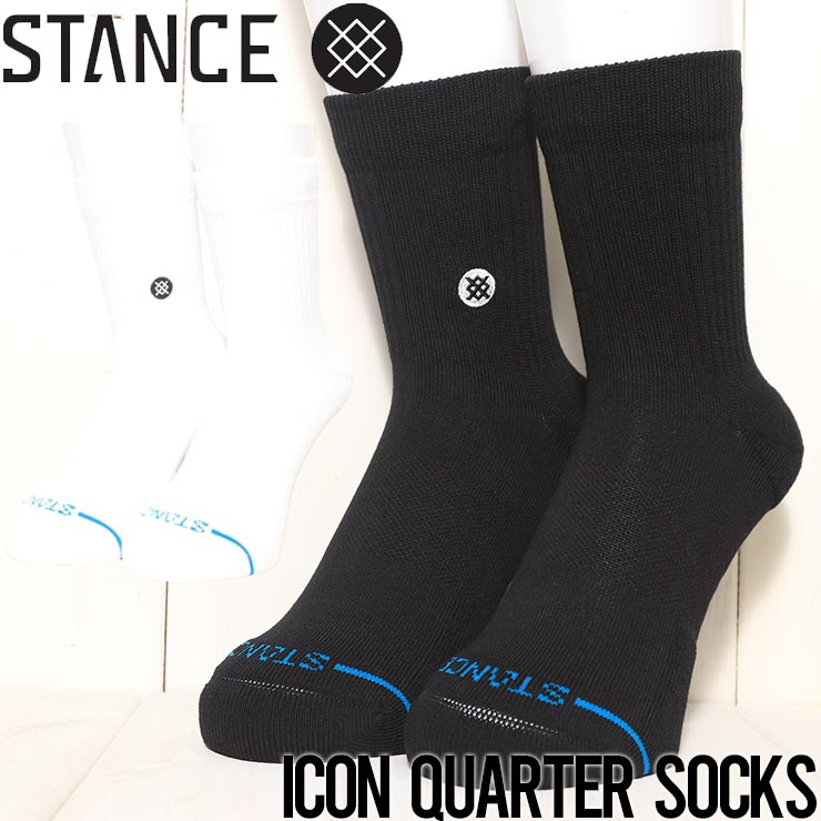 ソックス 靴下 STANCE スタンス ICON QUARTER SOCKS A356A21IQT