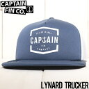 メッシュキャップ 帽子 CAPTAIN FIN キャプテンフィン LYNARD TRUCKER CFA5541603