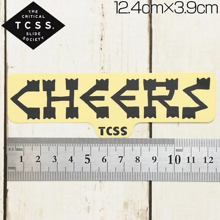 【クリアランスセール】 【送料無料】 TCSS ティーシーエスエス STICKER ステッカー The Critical Slide Society STICKV17