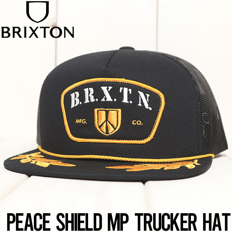 【クリアランスセール】 メッシュキャップ 帽子 BRIXTON ブリクストン PEACE SHIELD MP TRUCKER HAT 11338