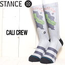 【クリアランスセール】 ソックス 靴下 STANCE スタンス CALI CREW SOCKS ソックス 靴下 A555D22CAL