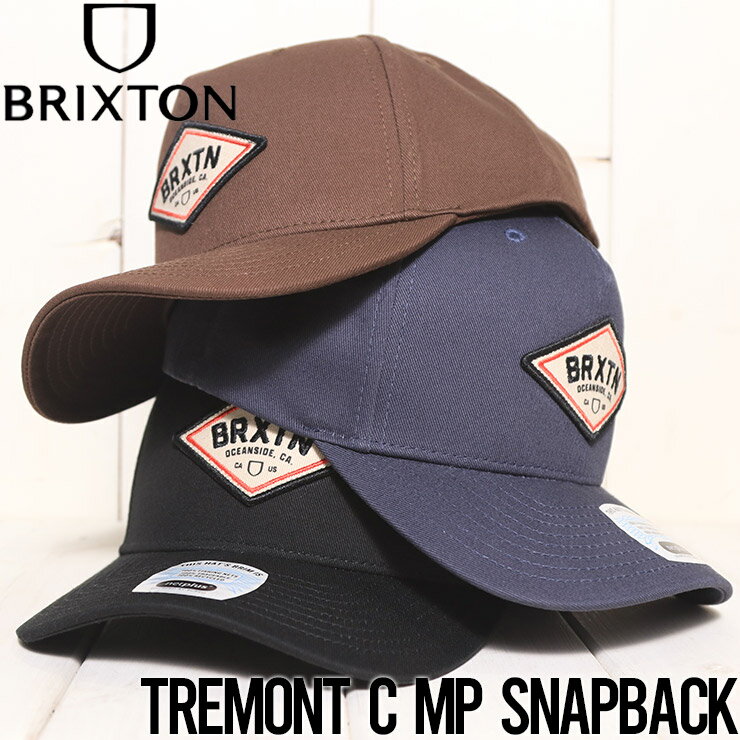 楽天LUG Lowrs【クリアランスセール】 スナップバックキャップ 帽子 BRIXTON ブリクストン TREMONT C MP SNPK CAP 11431