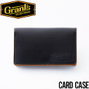 【クリアランスセール】 レザーカードケース 名刺入れ Grants Golden Brand グランツゴールデンブランド CARD CASE