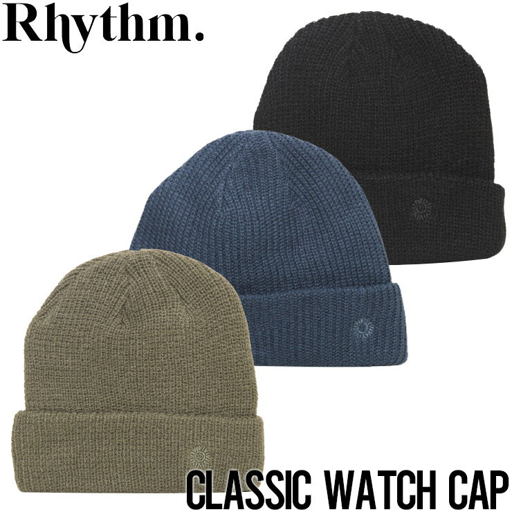  ニットキャップ カフビーニー Rhythm リズム CLASSIC WATCH CAP CL21M-HW04