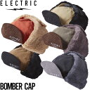 【クリアランスセール】 帽子 耳当て付きキャップ イヤーフラップ ELECTRIC エレクトリック BOMBER CAP E24F22 日本代理店正規品