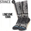 ソックス 靴下 STANCE スタンス LONESOME TOWN SOCKS A556D23LON