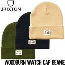 ブリクストン ニット帽 メンズ ニットキャップ カフビーニー BRIXTON ブリクストン WOODBURN WATCH CAP BEANIE 11508