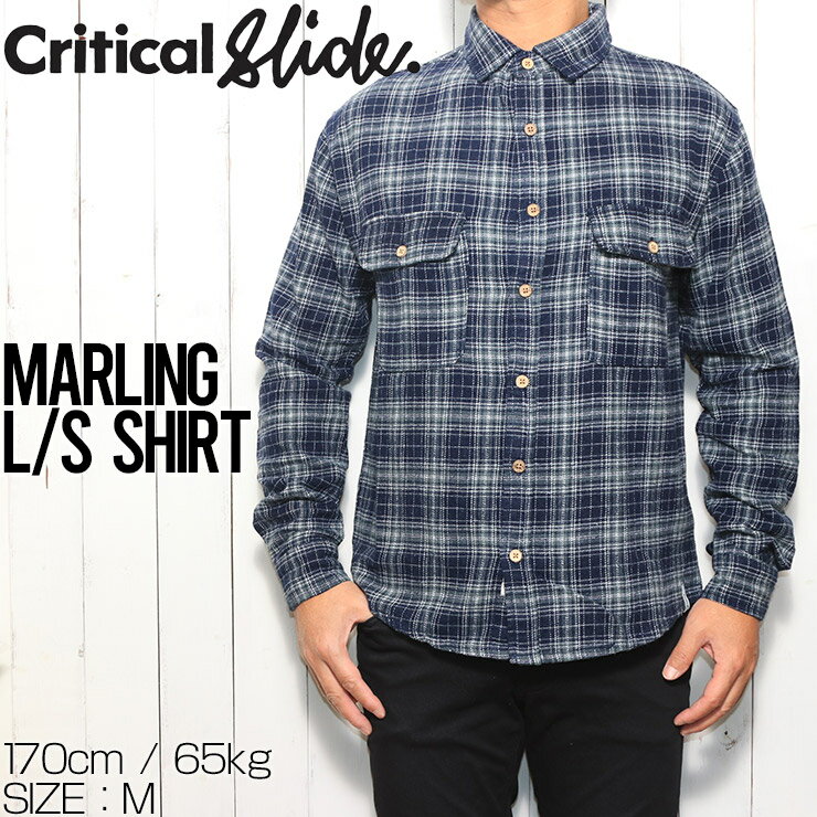 フランネルシャツ 長袖シャツ TCSS ティーシーエスエス クリティカルスライド MARLING LS SHIRT LS2383
