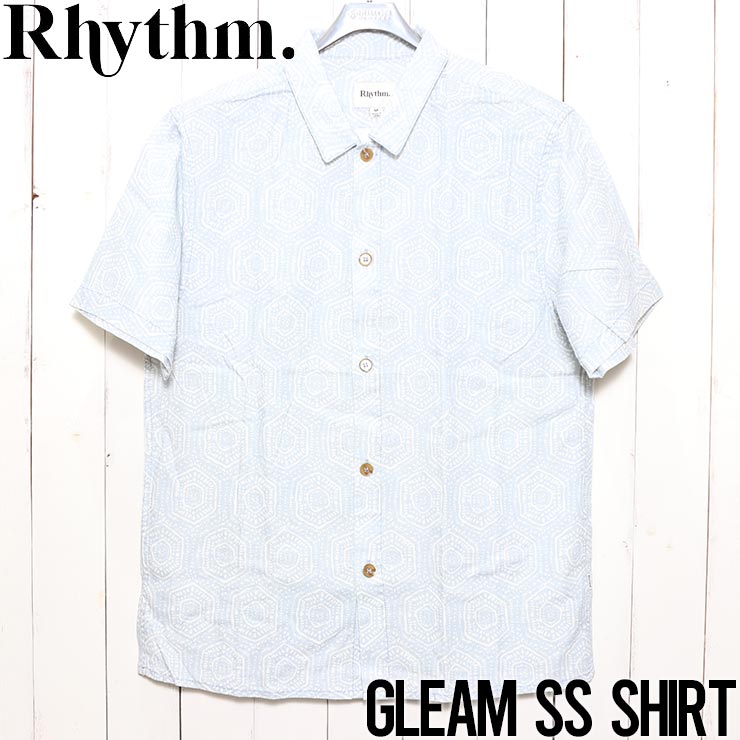 【クリアランスセール】 半袖シャツ Rhythm リズム GLEAM SS SHIRT 0124M-WT09