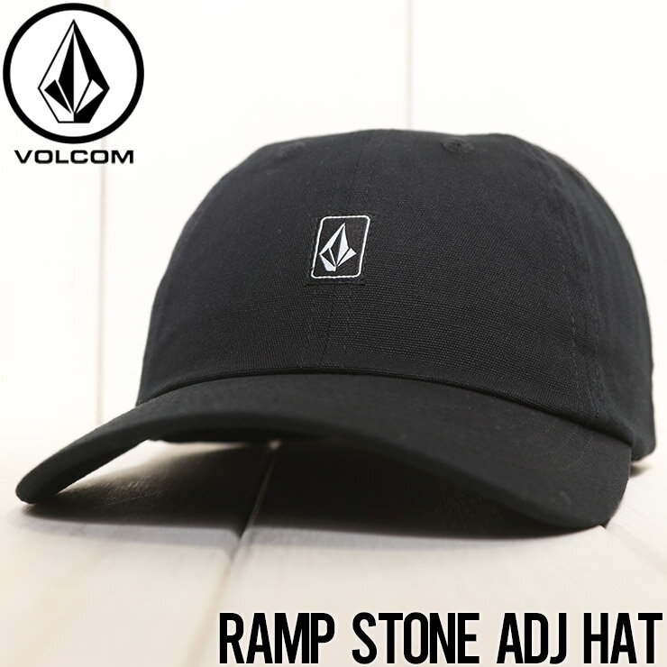 ボルコム キャップ メンズ 【送料無料】 ストラップバックキャップ 帽子 VOLCOM ボルコム ヴォルコム RAMP STONE ADJ HAT D5542302 BLK 日本代理店正規品