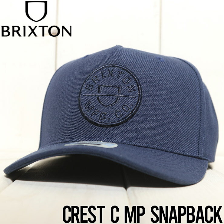 楽天LUG Lowrs【送料無料】 スナップバックキャップ 帽子 BRIXTON ブリクストン CREST C MP SNAPBACK 11001 WANWN 日本代理店正規品