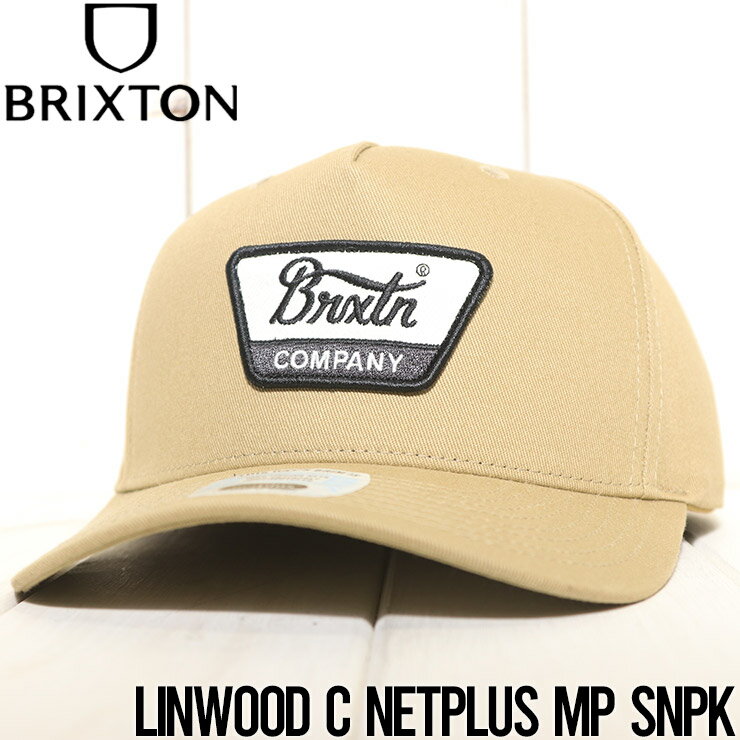 楽天LUG Lowrs【送料無料】 スナップバックキャップ 帽子 BRIXTON ブリクストン LINWOOD C NETPLUS MP SNPK 10980 KHBKW 日本代理店正規品