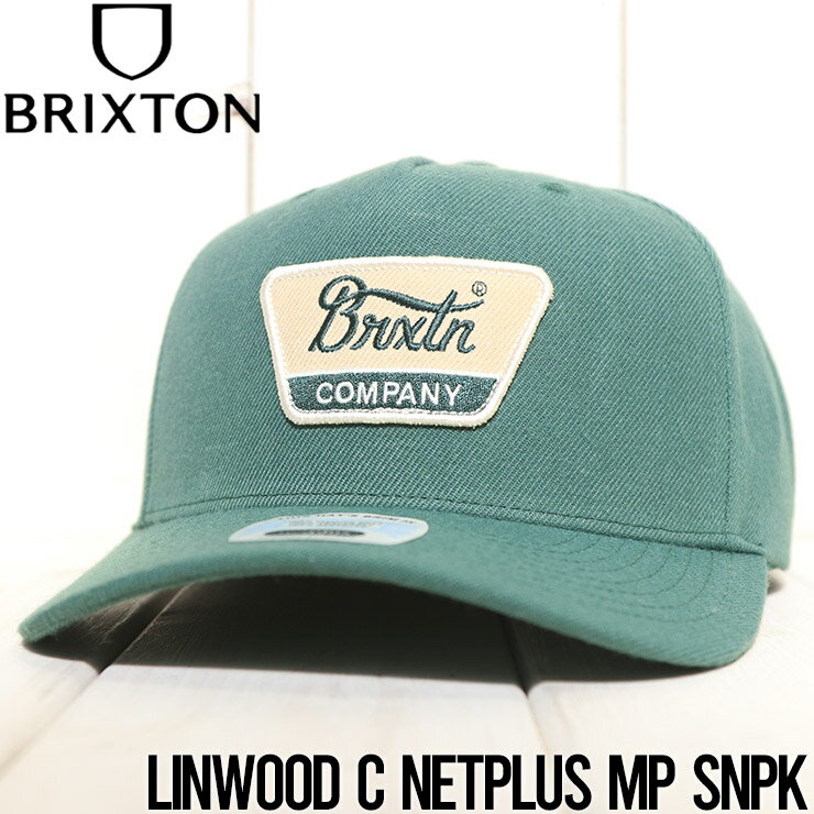 楽天LUG Lowrs【送料無料】 スナップバックキャップ 帽子 BRIXTON ブリクストン LINWOOD C NETPLUS MP SNPK 10980 TKGSD 日本代理店正規品