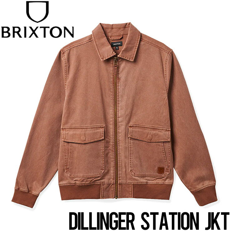 【送料無料】 ジップジャケット BRIXTON ブリクストン DILLINGER STATION JACKET 03405 SEPSW 日本代理店正規品