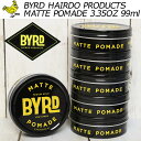 BYRD MATTE POMADE 3.35OZ 99ml バード マット ポマード 海に入ってもカッコいい髪型をキープできる” プロダクトを求めて、現役プロサーファーが 作り上げたカリフォルニア NEW PORT発 「BYRD　POMADE（バード　ポマード）」 BYRD MATTE POMADE 3.35oz TRAVEL TIN バード マット ポマード 99ml (大) ホールド力とキープ力でスタイリングを軽やかに。 ウォーターベースで洗い流しやすく、 タイトに仕上げても一日中何度でもアレンジし直せる自在さ。 WAXのように毛先を動かすスタイリングも可能!! カナダ・トフィーノビーチをイメージした香り (レモン・ベルガモット・乳香・ ブラックペッパーのブレンド) 水性ポマード セット力：★ ★ ★ ☆ ☆　　ツヤ： ★ ★ ☆ ☆ ☆ MEDEIUM HOLD / LOW SHEEN 【使用上の注意】 ●お肌や頭皮に異常が生じていないかよく注意して使用してください。 ●使用中や、使用後に赤味・はれ・かゆみ・刺激・色抜け（白班等）や黒ずみ等の 異常が現れた場合、お肌や頭皮に合わない時はご使用を中止してください。 ●使用した お肌や頭皮に直射日光が当たって上記のような異常が現れた場合は、そのまま使用 を続けますと症状を悪化させることがありますので、皮膚科専門医等にご相談される ことをおすすめします。 ●傷・はれもの・湿疹等の異常がある時はご使用をやめてください。 ●目に入らないようにご注意ください。もし目に入った時はすぐに洗い流 してください。 ●乳幼児の手の届かないところに保管してください。 ●直射日光や 高温・低温を避けて保管し、開封後はお早めにご使用ください。 内容量：99ml 3.35oz 原産国：USA 性質：水性 成分:水、ステアレス-20、PG、PEG-40水添ヒマシ油、 安息香酸アルキル(C12-15)、 (VP/メタクリルアミド/ビニルイミダゾール) コポリマー、 香料、フェニルトリメチコン、フェノキシエタノール、 セテアリルアルコール、ヘキシレングリコール、黄色5号、黄4 クリックポスト対応 レターパック対応 ※お使いのモニターや機種によって、色の見え方が掲載の写真と異なる場合がございます。 ※ブランドまたはアイテムにより、表記のサイズに若干の差がある場合がございます。 ※販売価格は入荷の時期によって変動する場合があります。予めご了承下さいませ。 ※店頭や他サイトでも販売しておりますので、随時在庫が変動しております。 ご注文が確定しても、タイミングによっては商品がご用意出来ない場合がございます。 #BYRD #BYRDHAIR #バード #バードヘア #POMADE #ポマード #整髪料 #ワックス #油性ポマード #水性ポマード #メンズ #レディース #サーフブランド #SURF #SKATE #CALIRORNIA #カリフォルニア