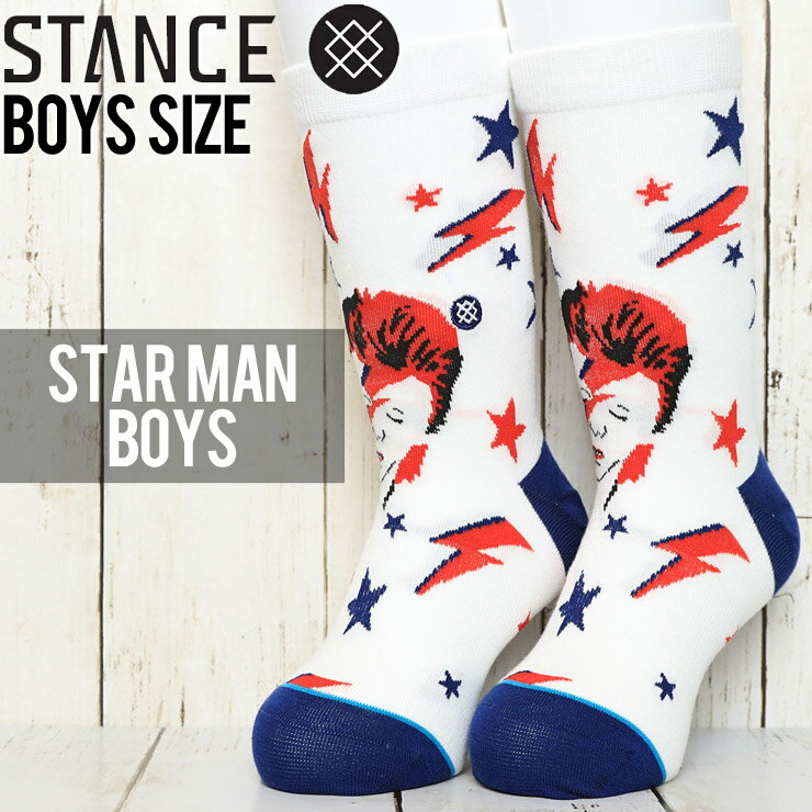   STANCE BOYS スタンス STAR MAN BOYS SOCKS ボーイズソックス 靴下 B515C18STM