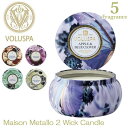 VOLUSPA/ボルスパ MAISON JARDIN メゾンジャルダン 233 2-Wick Candle ヴォルスパ アロマ ハンドメイド ティンキャンドル セレブ愛用 高級 ルームフレグランス ロウソク アンソロポロジー