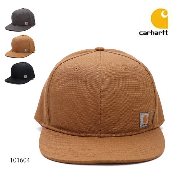 カーハート  帽子 メンズ カーハート/carhartt 101604 カラー追加!!スナップバックキャップ カジュアル メンズ レディース ブラウン ブラック 帽子【あす楽】