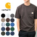 カーハート/carhartt Men’s K87 WORK POCKET T-Shirt メンズ トップス Tシャツ USサイズ T-Shirt 022 ポケット 半袖Tシャツ　1点のみネコポス発送可