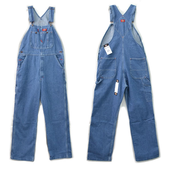 ディッキーズ/Dickies Stone Wash Bib Overall　インディゴオーバーオール 8396 SNB INDIGO BLUE DENIM デニム サロペット メンズ インディゴ つなぎ 作業着 パンツ【あす楽】【送料無料】