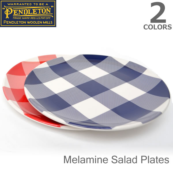 ペンドルトン/PENDLETON MELAMINE SALADA PLATE メラミンサラダプレート/ お皿 プレート サラダ PENDLETON ペンデルトン RED NAVYネイティブ アメリカン