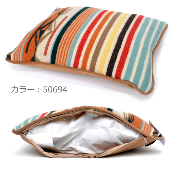 ペンドルトン【PENDLETON】CHIMAYO PILLOW ジャガードデザインピロー XP215 クッション スエード調 チマヨ柄 ネイティブ柄 枕 インテリア 雑貨 プレゼント カバー取り外し可能 ペンデルトン 8Color / あす楽