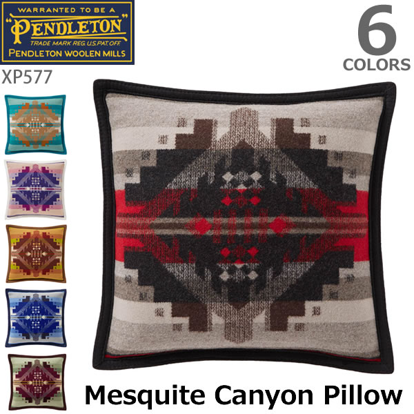 ペンドルトン/PENDLETON Mesquite Canyon Pillow/ネィティブアメリカン柄ピロー/PILLOW/クッション/チマヨ柄/プレゼント XP577 53102 53101 53103 53104 53105 53106 6カラー ペンデルトン