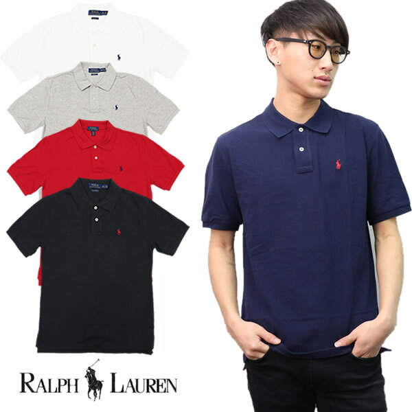 楽天LuLu Gardenポロ ラルフローレン/POLO RALPH LAUREN / 323603252 ボーイズ ポロシャツ メンズ 男性 ポニー コットン トップス 半袖 シンプル BLACK GREY WHITE NAVY RED 【あす楽】【送料無料】