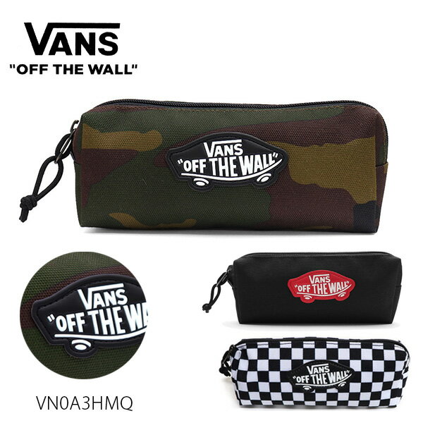 バンズ/VANS ポーチ VN0A3HMQ ペンケース メンズ レディース ユニセックス ブラック BLACK チェック 筆..