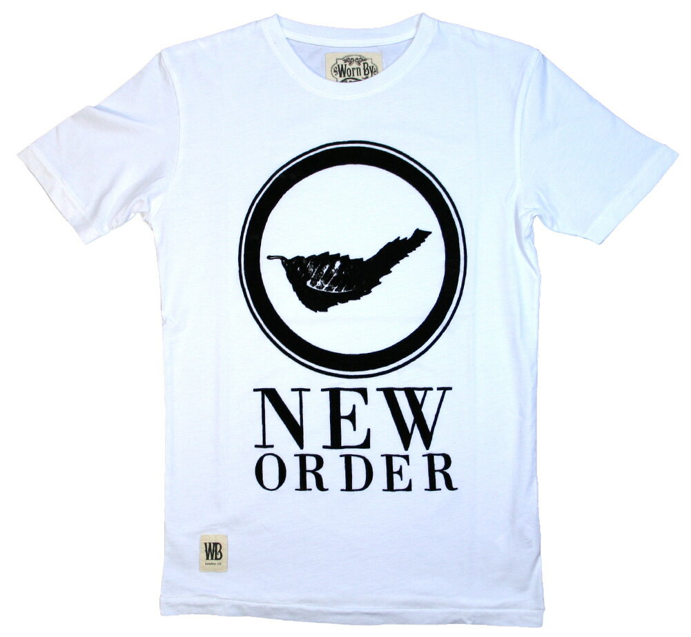 Rakuten - [Worn By] New Order / Circle Leaf Tee (White) - [ウォーン・バイ] ニュー・オーダー Tシャツ