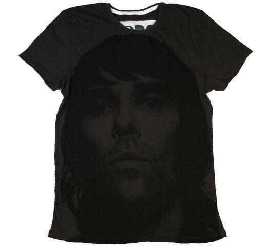 [Amplified] Ian Brown / Face Ikon Photo Tee (Charcoal) - [アンプリファイド] イアン・ブラウン Tシャツ