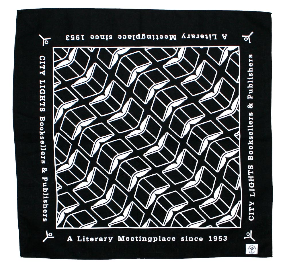[City Lights Bookstore] Book Motif Bandanna - シティ・ライツ・ブックストア / バンダナ