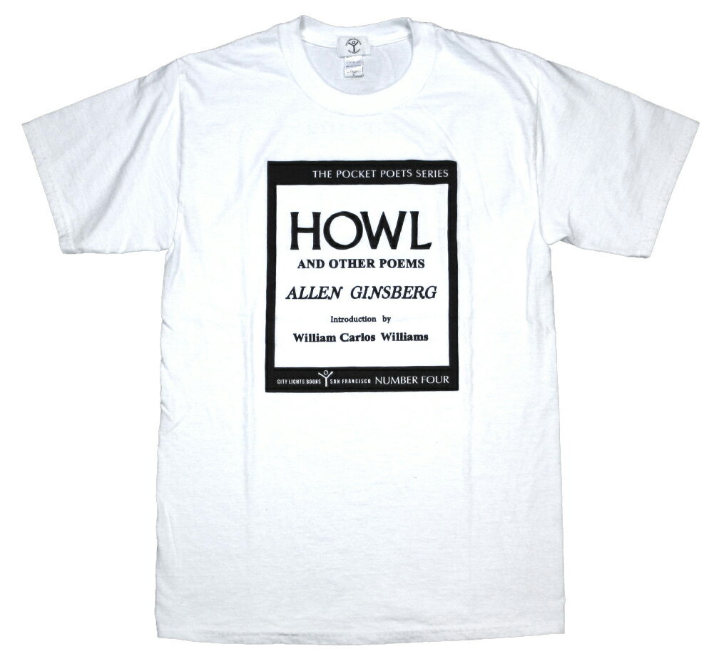  Allen Ginsberg / Howl and Other Poems Tee (White) -  アレン・ギンズバーグ Tシャツ