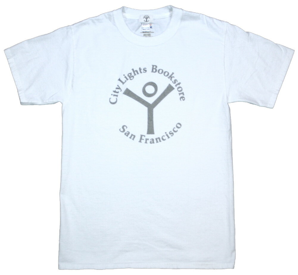 楽天Lury[City Lights Bookstore] Logo Tee （White） - [シティ・ライツ・ブックストア] Tシャツ